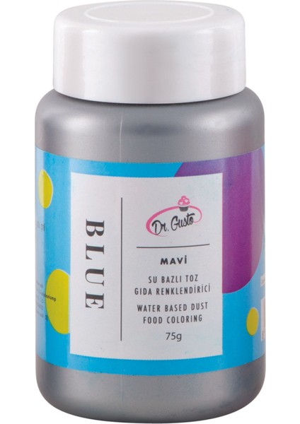 Su Bazlı Toz Boya Mavi 75 gr fiyatları