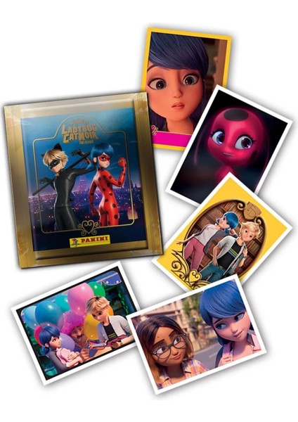 Panini Miraculous Mucize Uğur Böceği Sticker Çıkartma - 12 Paket ( 60 Adet Sticker )
