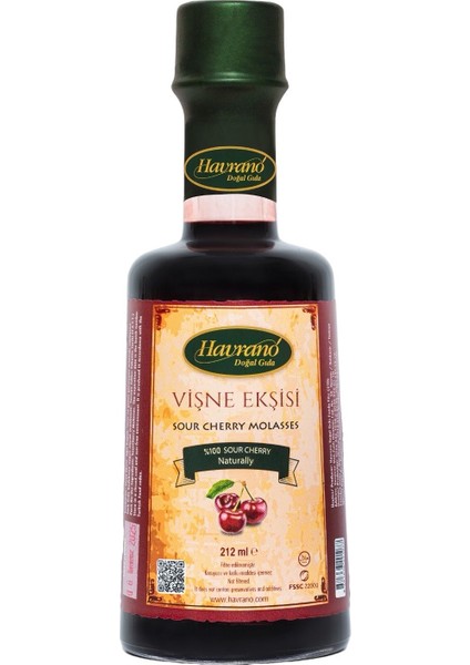 %100 Doğal Vişne Ekşisi 212ML