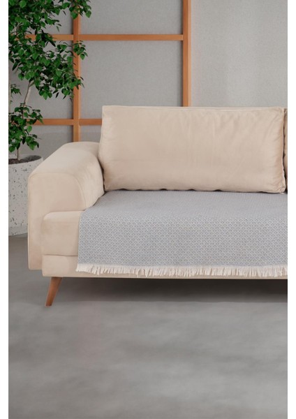 Halfy | Koltuk Örtüsü 100X210 cm | Natural Pamuklu Koltuk Şalı | Çekyat Örtüsü modelleri