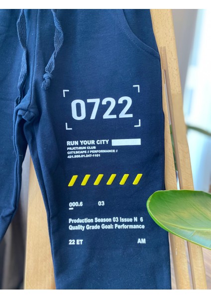 aden Lacivert Çift Cepli Jogger Model Paçası Kalın Lastikli Erkek Çocuk Okul Eşofman Altı fırsatları