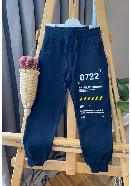 aden Lacivert Çift Cepli Jogger Model Paçası Kalın Lastikli Erkek Çocuk Okul Eşofman Altı indirimleri