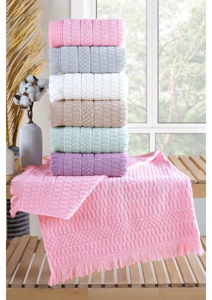 Aysu | 6'lı 50X90 cm El&yüz Havlu Seti