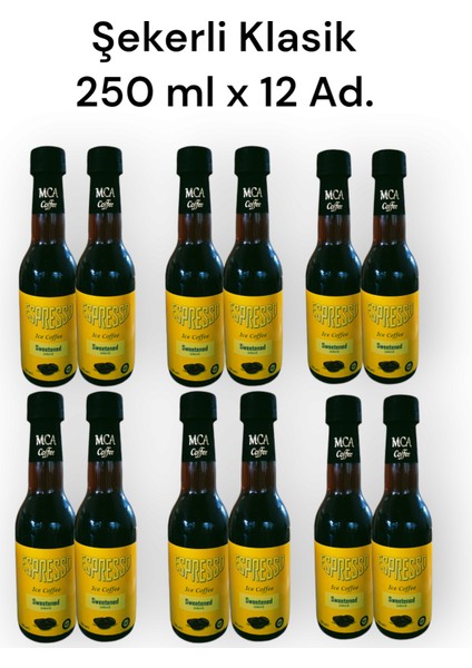 Espresso Soğuk Kahve (Şekerli Klasik) 250 ml x 12 Adet