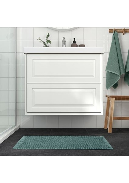 Ikea Fjallkattfot Banyo Paspası Turkuaz 50 x 80 cm