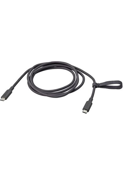 Ikea Rundhult Usb-C - Usb-C Kablo, Koyu Gri, 1.5 M