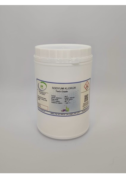 SODYUM KLORÜR TECH GRADE ( NaCl) 250 G