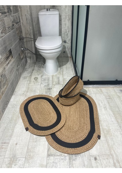 Jüt , Hasır ,banyo Paspas Takımı, Banyo Sepet Takımı ,paspas Takımı