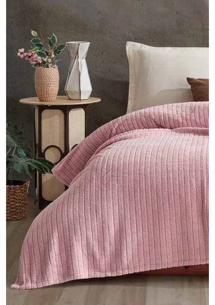 Comfy | Çizgili Wellsoft Çift Kişilik Battaniye modelleri