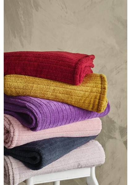 Comfy | Çizgili Wellsoft Çift Kişilik Battaniye fırsatları