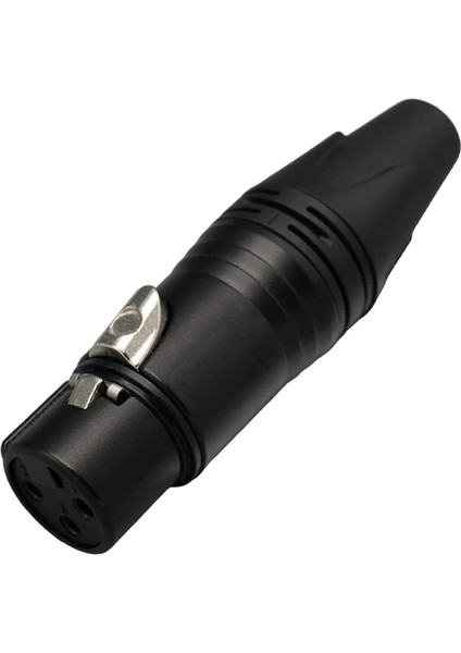 LA1031-2 Xlr 3-Pin Female Black Connector