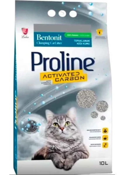 Pro Line Proline Aktif Karbonlu Bentonit Kedi Kumu 10 lt