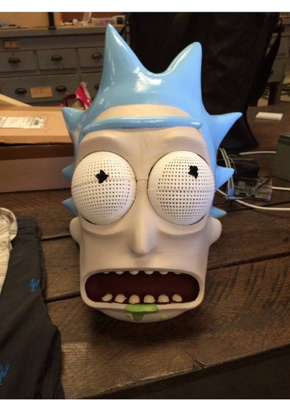 Cadılar Bayramı Ricki Sanchez Rick And Morty Maske Dev Boy Giyilebilir