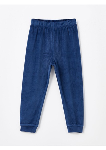 Bisiklet Yaka Uzun Kollu Baskılı Erkek Bebek Pijama Takımı