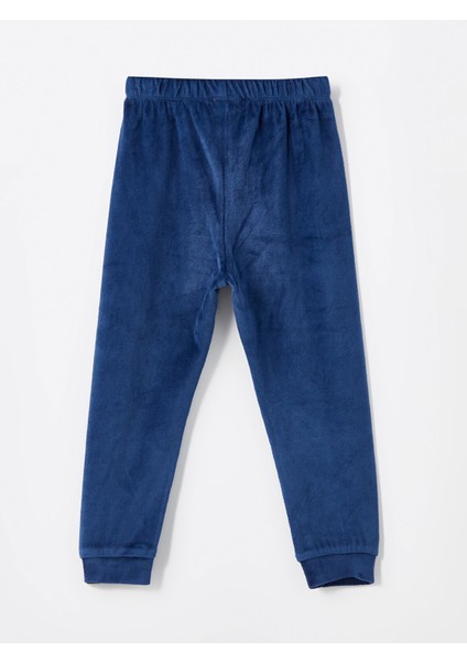 Bisiklet Yaka Uzun Kollu Baskılı Erkek Bebek Pijama Takımı