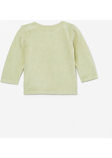 Bisiklet Yaka Uzun Kollu Baskılı Kız Bebek Pijama Takım fırsatları