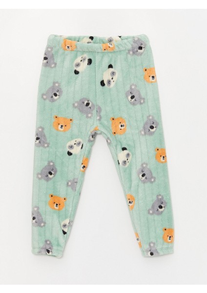 Bisiklet Yaka Uzun Kollu Desenli Erkek Bebek Pijama Takımı modelleri