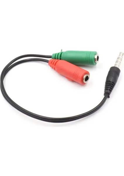 3.5 mm Stereo Kulaklık 3 Çizgili + Hoparlör Çoklayıcı Kablo fırsatları