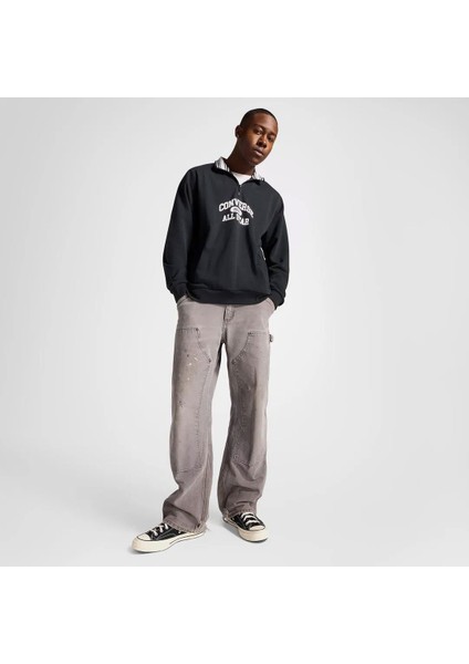 Classıc Sport Quarter Zıp Siyah Sweatshirt 10026710-001