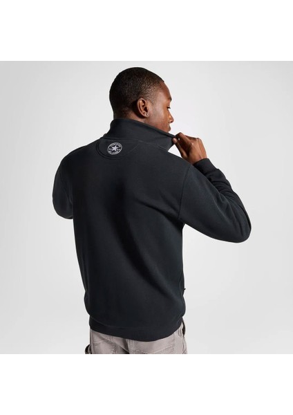 Classıc Sport Quarter Zıp Siyah Sweatshirt 10026710-001