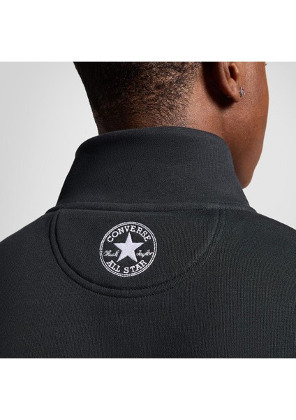 Classıc Sport Quarter Zıp Siyah Sweatshirt 10026710-001