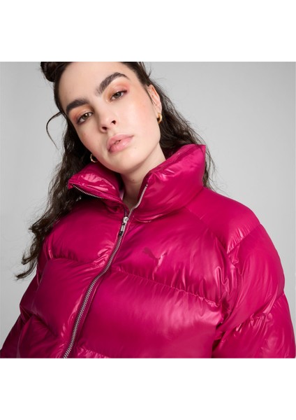 Shiny Puffer Kadın Mor Mont 62651445 fiyatları