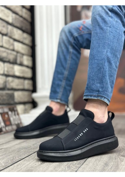 BA0307 Boa Kalın Yüksek Taban Çift Bant Siyah Erkek Ayakkabı fiyatları