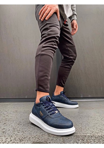 Yüksek Taban Günlük Ayakkabı 040 Lacivert