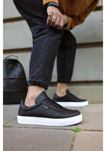 Knack Günlük Ayakkabı 011 Siyah (Beyaz Taban) fiyatları