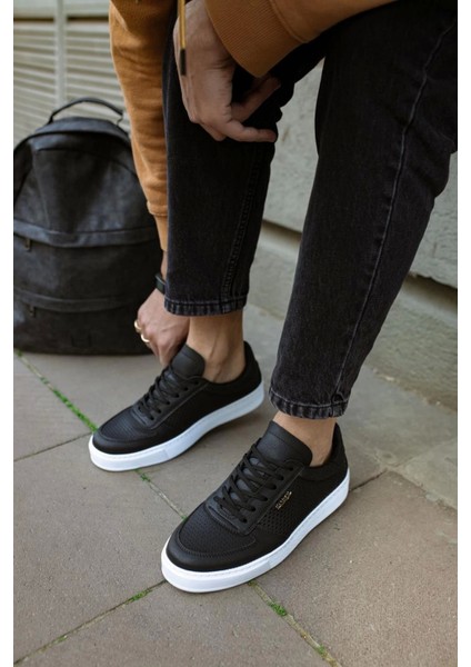 Knack Günlük Ayakkabı 011 Siyah (Beyaz Taban) modelleri