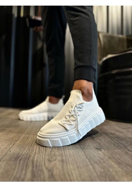 Knack Yüksek Taban Günlük Ayakkabı 1025 Beyaz fırsatları