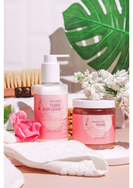 Vücut Peeling ve Nemlendirici Bakım Seti