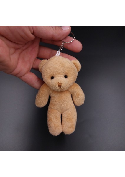 Ayıcık Anahtarlık Sütlü Kahve Renk 11CM
