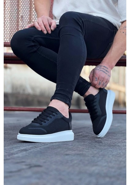 Wagoon WG019 Siyah Triko Erkek Casual Ayakkabı