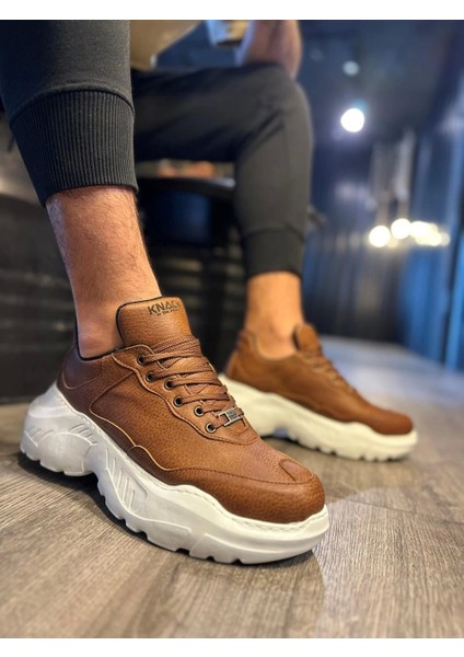 Knack Yüksek Taban Günlük Ayakkabı N75 Taba