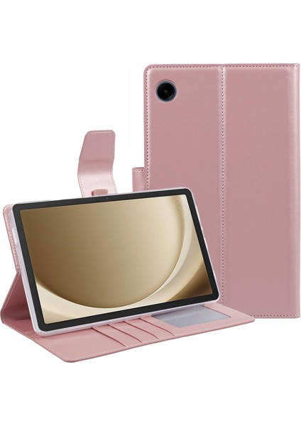 Samsung Galaxy Tab A9 Için Deri Flip Cüzdan Tablet Kılıfı (Yurt Dışından)