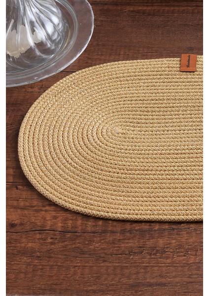 2 Adet Oval Supla | Amerikan Servis Runner | Tabak, Tava, Altlığı Sofra Sunumluk