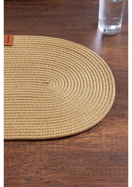 2 Adet Oval Supla | Amerikan Servis Runner | Tabak, Tava, Altlığı Sofra Sunumluk