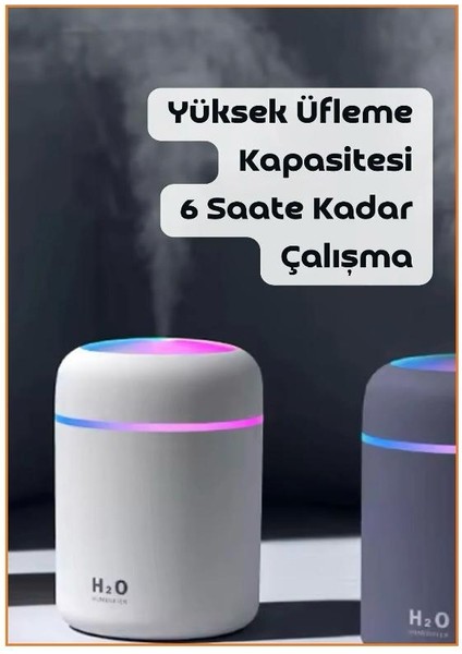Ultrasonik Hava Nemlendirici + 2 Flitreli Hediyeli + 1 Koku Hediyeli Gece Lambası,koku Dağıtıcı fiyatları