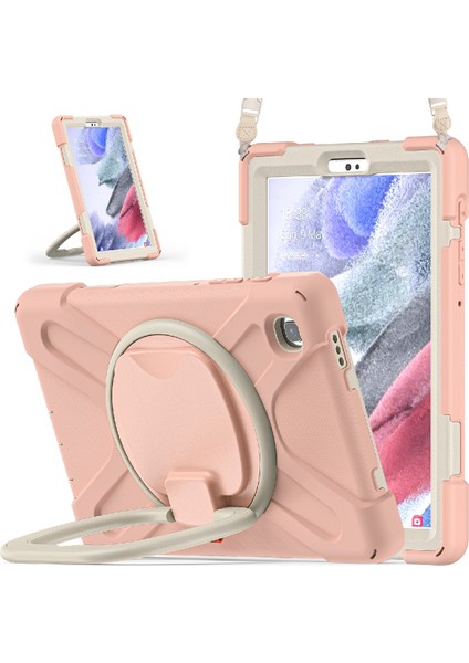 Samsung Galaxy Tab A7 Lite 8 7 Inç Için 360 Derece Dönebilen Stand mlı Omuz Askılı Hibrit (B Stili) Tablet Kılıfı (Yurt Dışından)