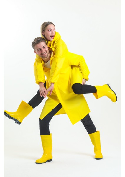 Sarı Yağmurluk Çizme Set, 2'li Yağmurluk Seti modelleri