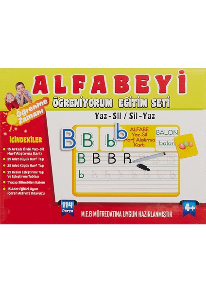 Fen Toys Alfabeyi Öğreniyorum Eğitim Seti 1 Adet Kalem ve Kartlar