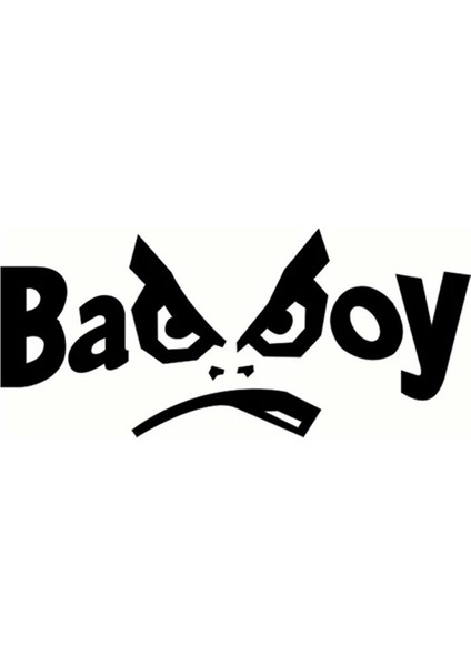 Bad Boy Oto Sticker Siyah 20*9 Cm