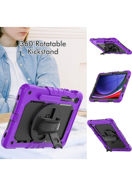 Samsung Galaxy Tab S9 Fe SM X510 SM X516B Pc Silikon Pet Ekran Koruyucu El Kayışı Tablet Kılıfı (Yurt Dışından) modelleri