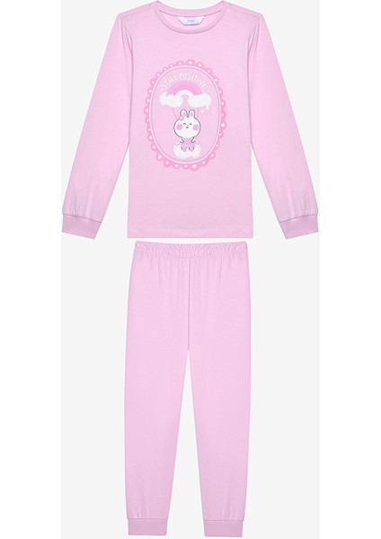 Kız Çocuk Tie Dye 2li Çok Renkli Pijama Takımı