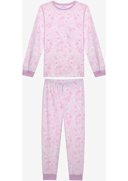 Kız Çocuk Tie Dye 2li Çok Renkli Pijama Takımı
