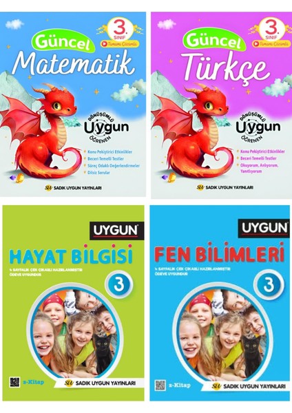 3. Sınıf Tüm Dersler 4 Kitap