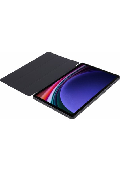 Samsung Galaxy Tab S9 Için Pu Mat Tpu Üç Katlı Standlı Anti Drop Koruyucu Tablet Kılıfı (Yurt Dışından)
