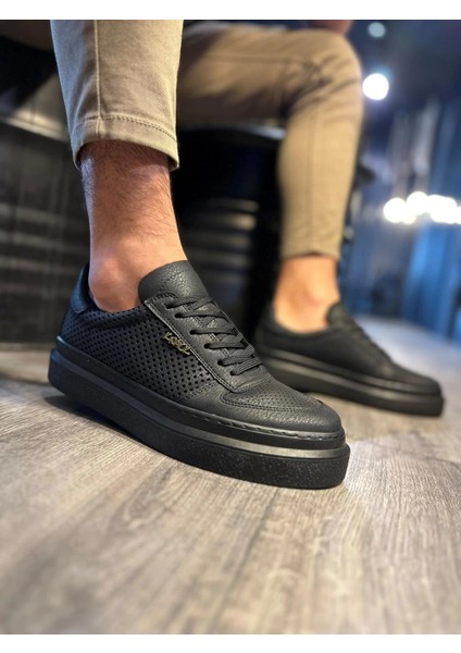 Günlük Ayakkabı 013 Siyah (Siyah Taban)