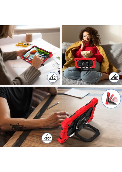 Için Samsung Galaxy Tab A7 Lite 8.7 Inç T220 T225 Omuz Askılı Tablet Kılıfı (Yurt Dışından)